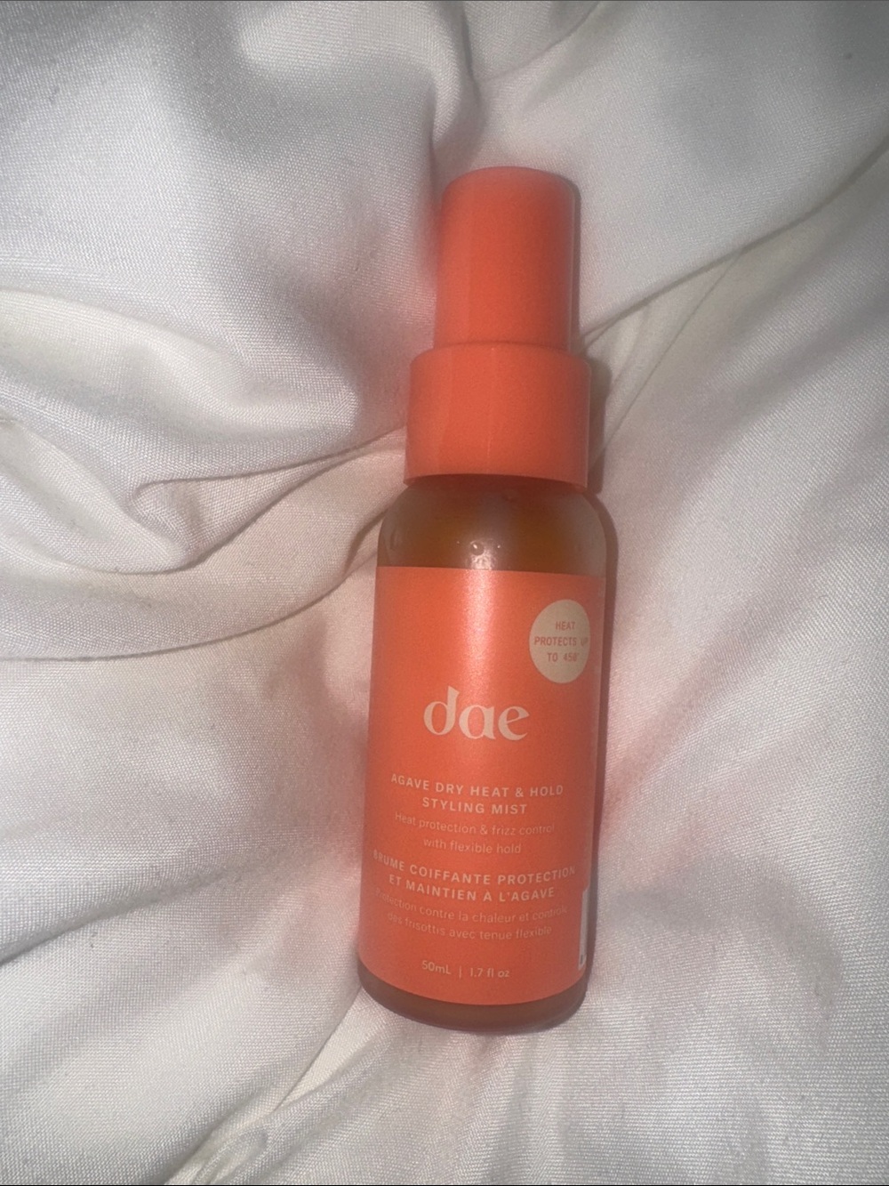 New dae agave dry heat and hold styling mist